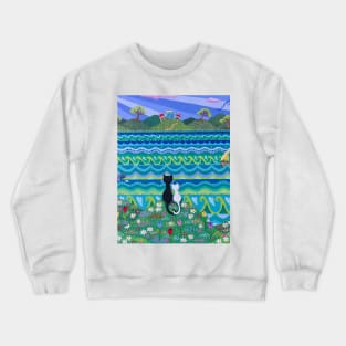 Cats Eye View Crewneck Sweatshirt